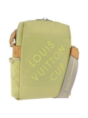 Authentic LOUIS VUITTON Damier Geant LV Cup Weatherly Bag Yellow M80636 LV